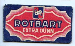 RAZOR BLADE RASIERKLINGE ROTBART EXTRA DUNN - Rasierklingen