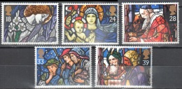 Great Britain 1992 Christmas Mi 1421-1425 MNH(**). - Unused Stamps