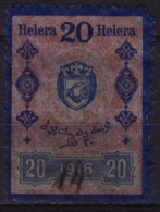 1916 KUK - K.u.K - Bosnia And Herzegovina - Österreich - Austria - Stempelmarke - Revenue Stamp - 20 H - Used - Revenue Stamps