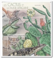 Burundi 2013 Postfris MNH, Cacti, Animals - Unused Stamps