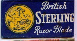 RAZOR BLADE RASIERKLINGE STERLING BRITISH RAZOR BLADE - Scheermesjes