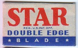 RAZOR BLADE RASIERKLINGE STAR DOUBLE EDGE - Rasierklingen