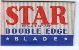 RAZOR BLADE RASIERKLINGE STAR DOUBLE EDGE - Lames De Rasoir