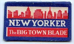 RAZOR BLADE RASIERKLINGE NEW YORKER THE BIG TOWN BLADE - Lamette Da Barba