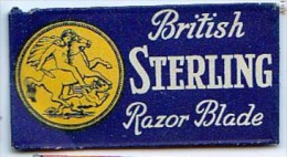RAZOR BLADE RASIERKLINGE STERLING BRITISH RAZOR BLADE - Rasierklingen