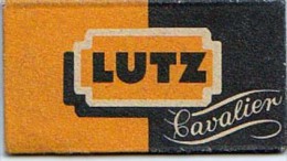 RAZOR BLADE RASIERKLINGE LUTZ CAVALIER 0,o6 M/m - Razor Blades