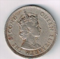 Pièce De 1 Rupee Queen Eliszabeth The Second - Mauritius 1971 (Ile Maurice) - Maurice