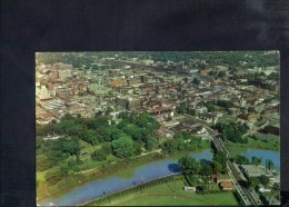 N56 Canada - Aerial View Of London, Ontario Labatt Park, The Thames River And Dundas - St. Bridge In The Foreground 1959 - London