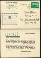 DDR P79-4a-78 C54 Postkarte PRIVATER ZUDRUCK 100 J. Postkarte Kuba Gebraucht 1978 - Private Postcards - Used