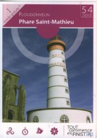 29 Plougonvelin Phare Saint-Mathieu  Carte-fiche Tourisme  TBE - Plougonvelin