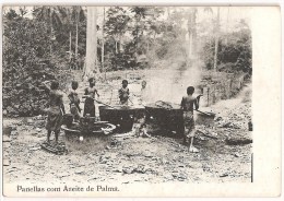 Ethnique - Ethnic - Indigène - Native - Panelas Com Azeite De Palma - Moçamedes - Moçambique - Unclassified