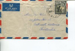 (200) Cover Posted From Fiji To Australia - 1958 - Fiji (...-1970)