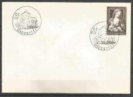 Belgique - N291 - N°1556 Vierge Donnant Le Sein De Jean Gossart Dit Mabuse Sur Lettre Avec Cachet Souvenir OUFFET - Covers & Documents