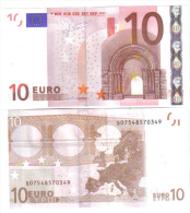 Italia Italy 10 € Trichet J007H4 Unc Cod.€.135 - 10 Euro