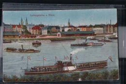 Ludwigshafen - Rheinpanorama - Dampfschiffe - Ludwigshafen