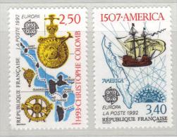 CC - FRANCIA , Serie N. 278/279  ***  MNH . Europa E Colombo 1992 - Cristoforo Colombo