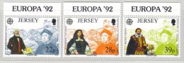 CC - JERSEY , Serie N. 572/4  ***  MNH . Europa E Colombo 1992 - Christoph Kolumbus