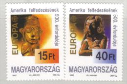 CC - UNGHERIA ,  Serie N. 3370/71  ***  MNH . Europa E Colombo 1992 - Cristoforo Colombo