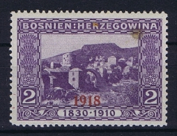 Österreichisch- Bosnien Und Herzegowina Mi 147 MH/*verschobene Aufdruck Spots - Neufs