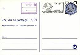 Briefkaart Dag Van De Postzegel 1971 - Lettres & Documents