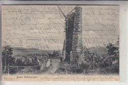 5802 WETTER - VOLMARSTEIN,Ruine Volmarstein, 1910, Rückseitig Kl. Klebereste - Wetter