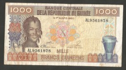 [NC] Guinée - BANQUE CENTRALE De La REPUBLIQUE De Guinée - 1000 FRANCS (1985) - Guinea