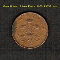 GREAT BRITAIN    2  NEW PENCE  1975  (KM # 916) - 2 Pence & 2 New Pence