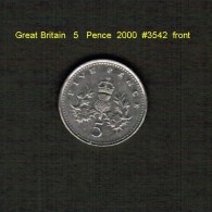 GREAT BRITAIN    5 PENCE  2000  (KM # 988) - 5 Pence & 5 New Pence