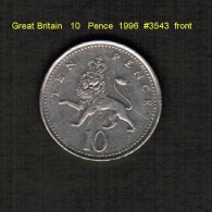 GREAT BRITAIN    10 PENCE  1996  (KM # 938b) - 10 Pence & 10 New Pence