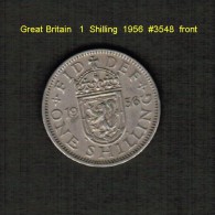 GREAT BRITAIN    1  SHILLING  1956  (KM # 904) - I. 1 Shilling