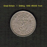 GREAT BRITAIN    1  SHILLING  1958  (KM # 904) - I. 1 Shilling