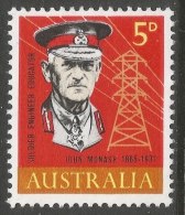 Australia. 1965 Birth Centenary Of General Sir John Monash. 5d MH - Nuevos