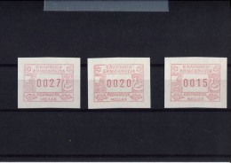 GRIEKENLAND  POSTFRIS MINT NEVER HINGED POSTFRISCH EINWANDFREI MICHEL AUTOMAAT   2 Y S1. - Timbres De Distributeurs [ATM]