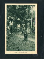 GABON  1950  PORTEUR EN VOYAGE CIRC   NON     / EDIT  BRAUN ET CIE - Gabon