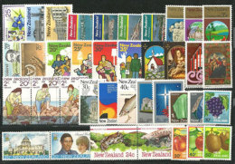 NOUVELLE-ZÉLANDE.  Années 1980 à 1984.  38 T-p Neufs **. - Unused Stamps