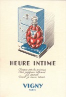 CARTE PARFUMEE HEURE INTIME VIGNY - Vintage (until 1960)