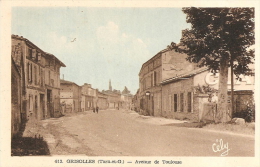 613 - GRISOLLES - AVENUE DE TOULOUSE - Grisolles