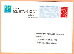 PAP Lamouche, Mouvement Pour Les Villages D'Enfants, Autorisation 91753. 06P036 - Prêts-à-poster: Réponse /Lamouche