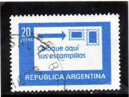 1979 Argentina - Coloque Aqui Sus Estampillas - Gebraucht