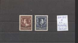 Liechtenstein ** 304A-305A  Fürstenpaar Katalog 265,00 - Unused Stamps