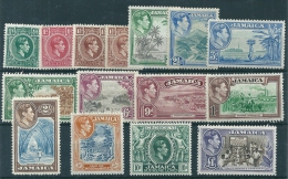 Jamaica 1938 SG 121-33 MM - Jamaica (...-1961)