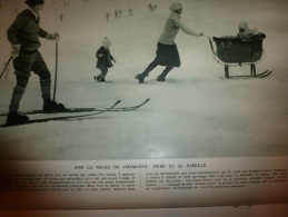 1929 Dans L'Armée Du Salut ; Chamonix ,ski Et Promenade Bébé En Landau-ski ; Abbaye De Roseland à Nice ; - L'Illustration