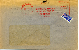 C.C. Bang Nachf. Seidenweberei. Rheydt. Lettre Avec Flamme EMA - Storia Postale