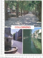 COLLOBRIERES  -  3 Vues  : Bd Koenig - La Fontaine - Le Réal Collobrier - Collobrieres