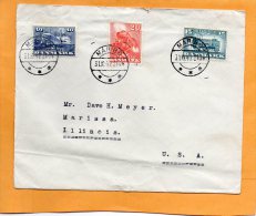 Denmark 1947 Cover Mailed To USA - Lettres & Documents