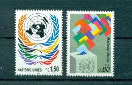 Nations Unies Géneve 1991- Michel N. 200/01 - "Timbres Poste Ordinaire" - Neufs