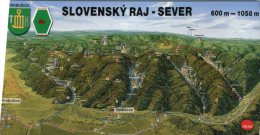 (180) Larger Size Postcard - Map Slovensky - Landkarten