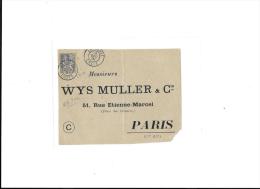 B.F.E.  « LA CANEE » (Crête) LSE - 15g. - Tarif UPU « FRANCE » à 25 Cts (1.10.1881/30.4.1910) Fr - Brieven En Documenten