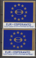 Esperanto Label From Belgium - EUR + Esperanto - Matasellos Generales