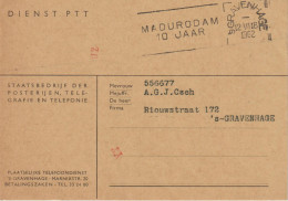 The Netherlands Postmark Madurodam 10 Jaar - 1962 - 's-Gravenhage - Máquinas Franqueo (EMA)